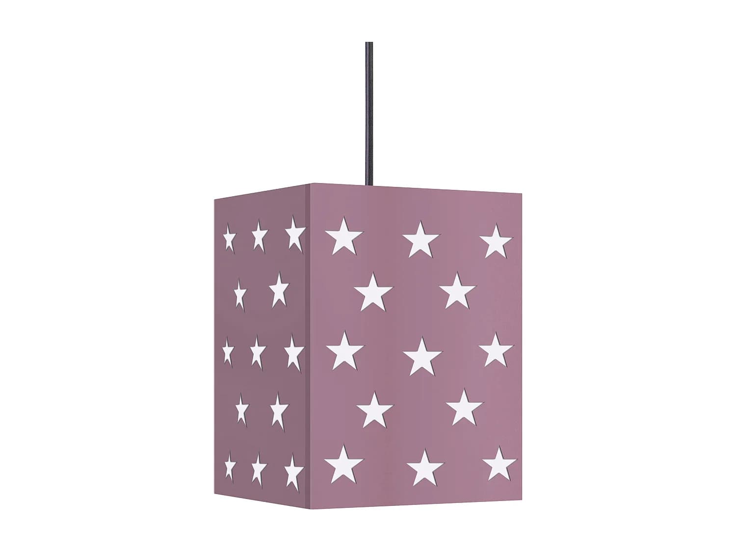 Suspension d'Enfant TOSEL ,métal,Violet ,H85xD 18xP18cm