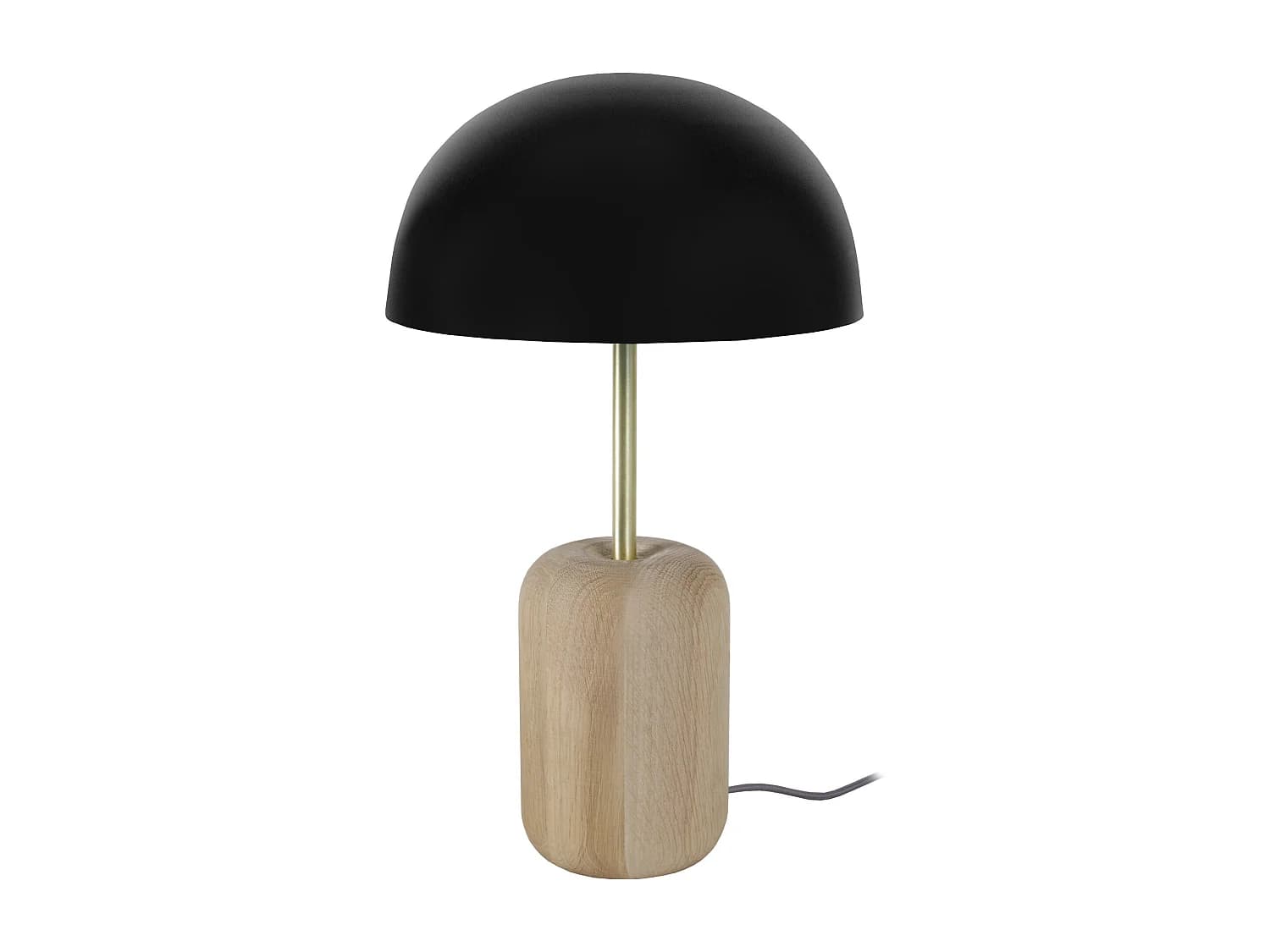 Lampe a Poser TOSEL ,bois,naturel,H36xD23xP23 cm