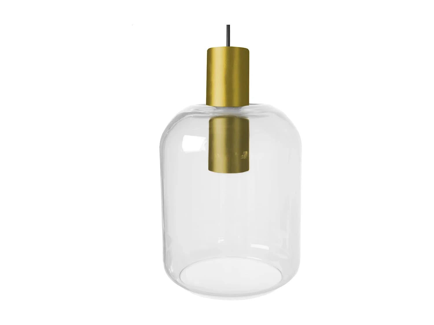 Suspension TOSEL ,métal,Transparent ,H100x D16xP16cm