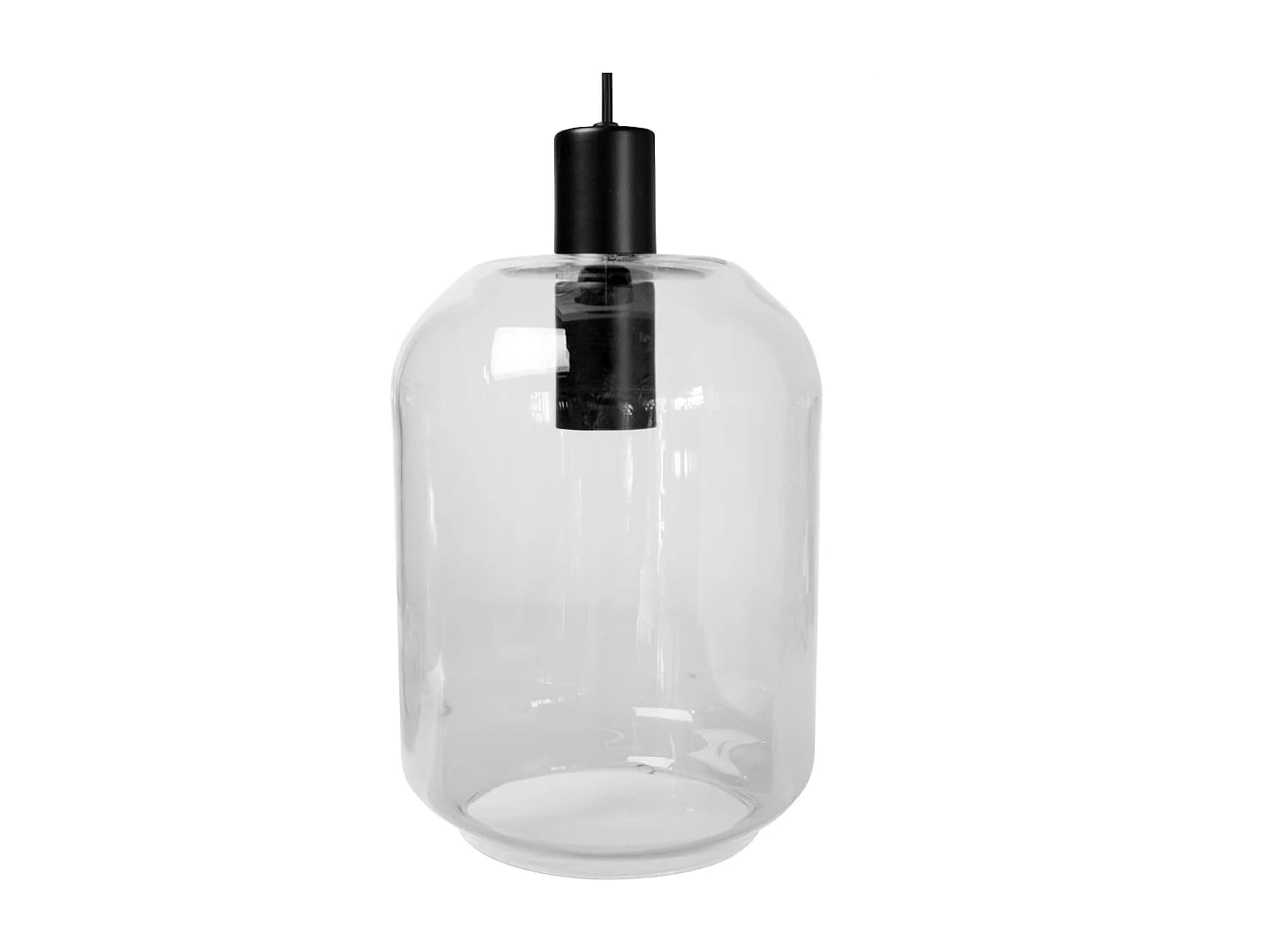 Suspension TOSEL ,métal,Transparent , H 100xD20x P 20cm