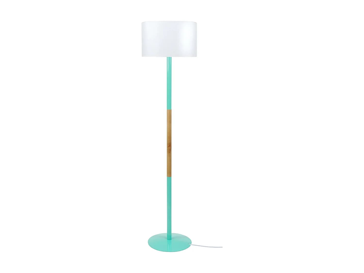Lampadaire TOSEL ,bois,naturel, H 155xD35xP35 cm