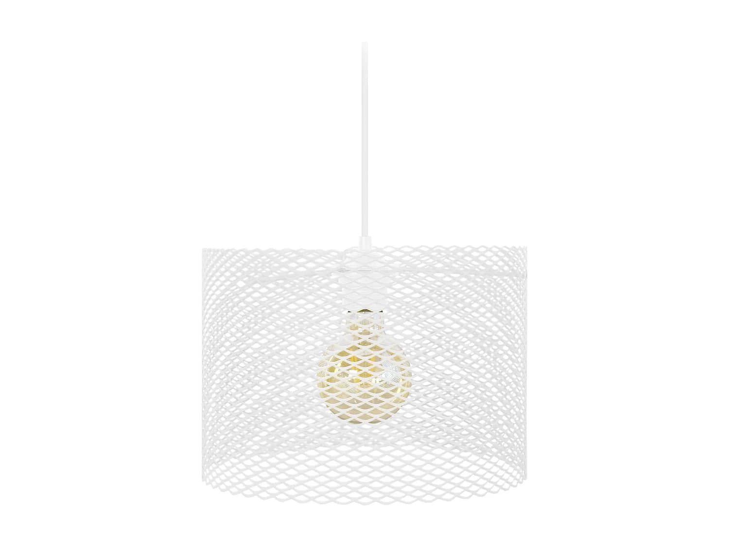 Suspension TOSEL ,métal,Blanc ,H80xD30xP30cm