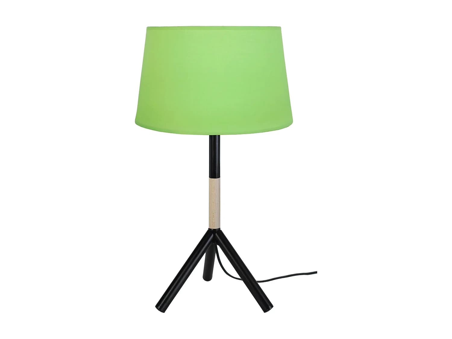 Lampe a Poser TOSEL ,bois,naturel,H62x D 30xP30cm