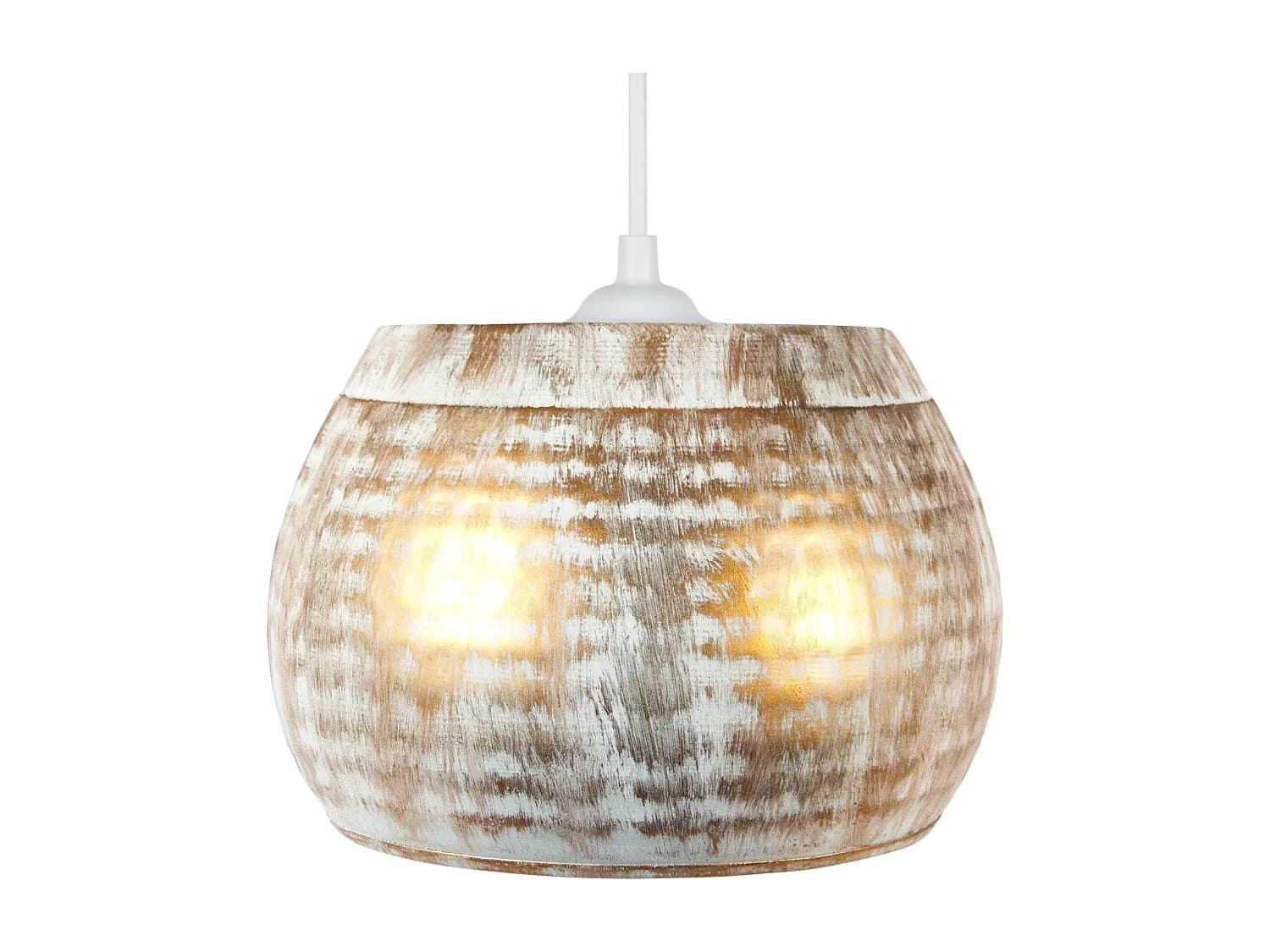 Suspension TOSEL ,métal,Blanc ,H74xD23xP23 cm