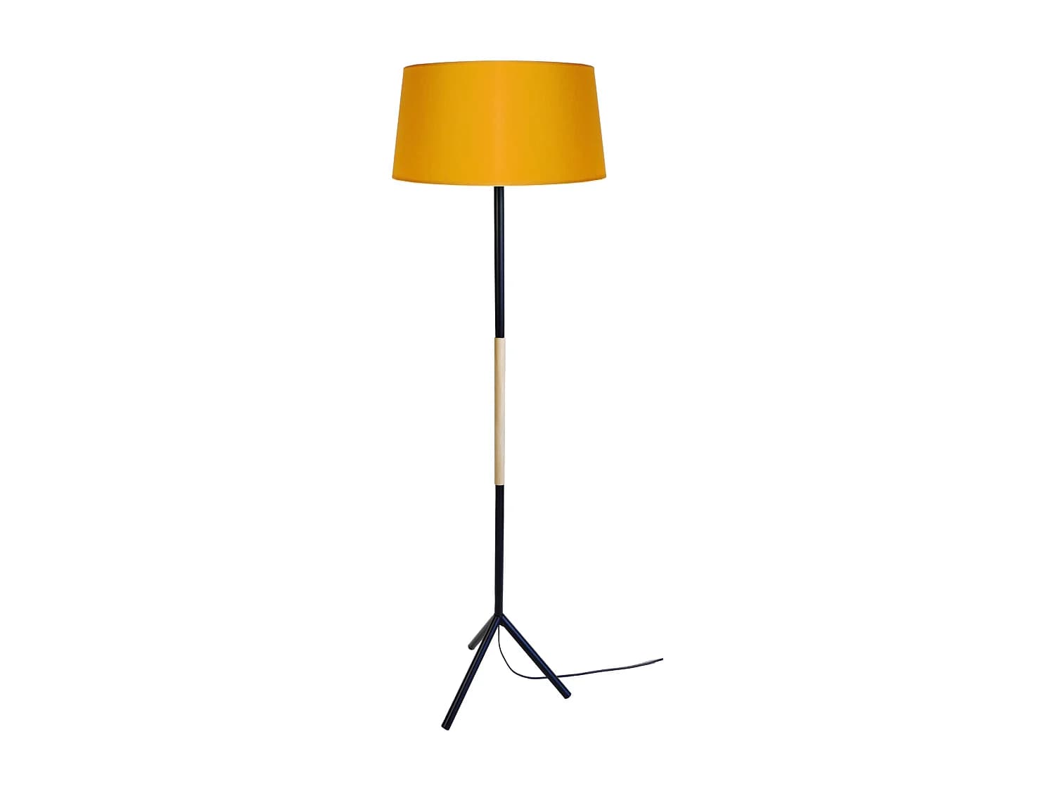 Lampadaire TOSEL ,métal,Noir ,H160xD40xP40 cm