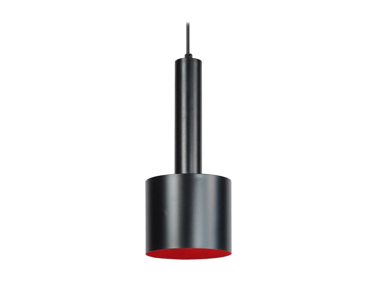 Suspension TOSEL ,métal,Noir , H 90xD13xP13cm