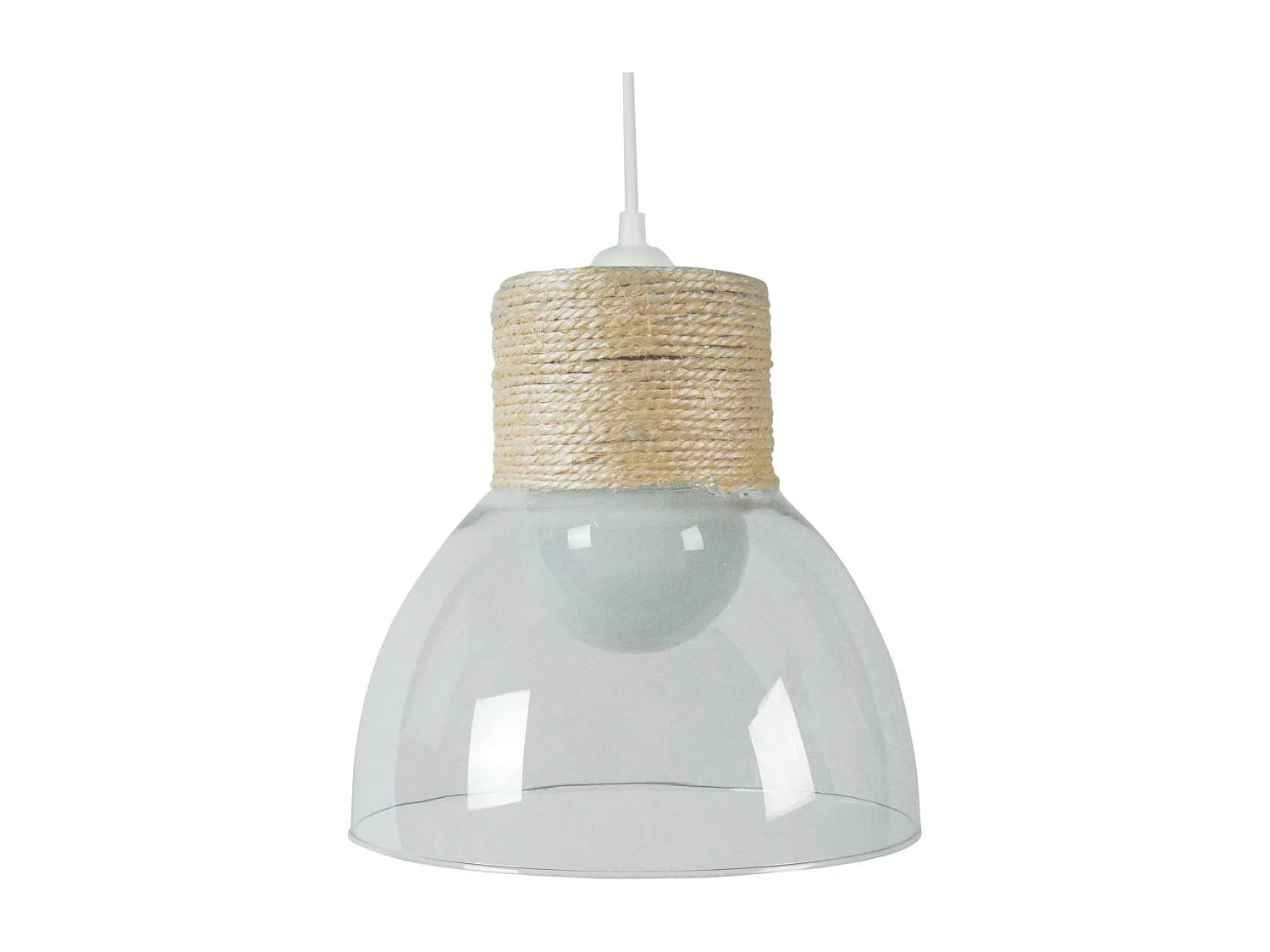 Suspension TOSEL ,métal,naturel,H97xD30xP30cm