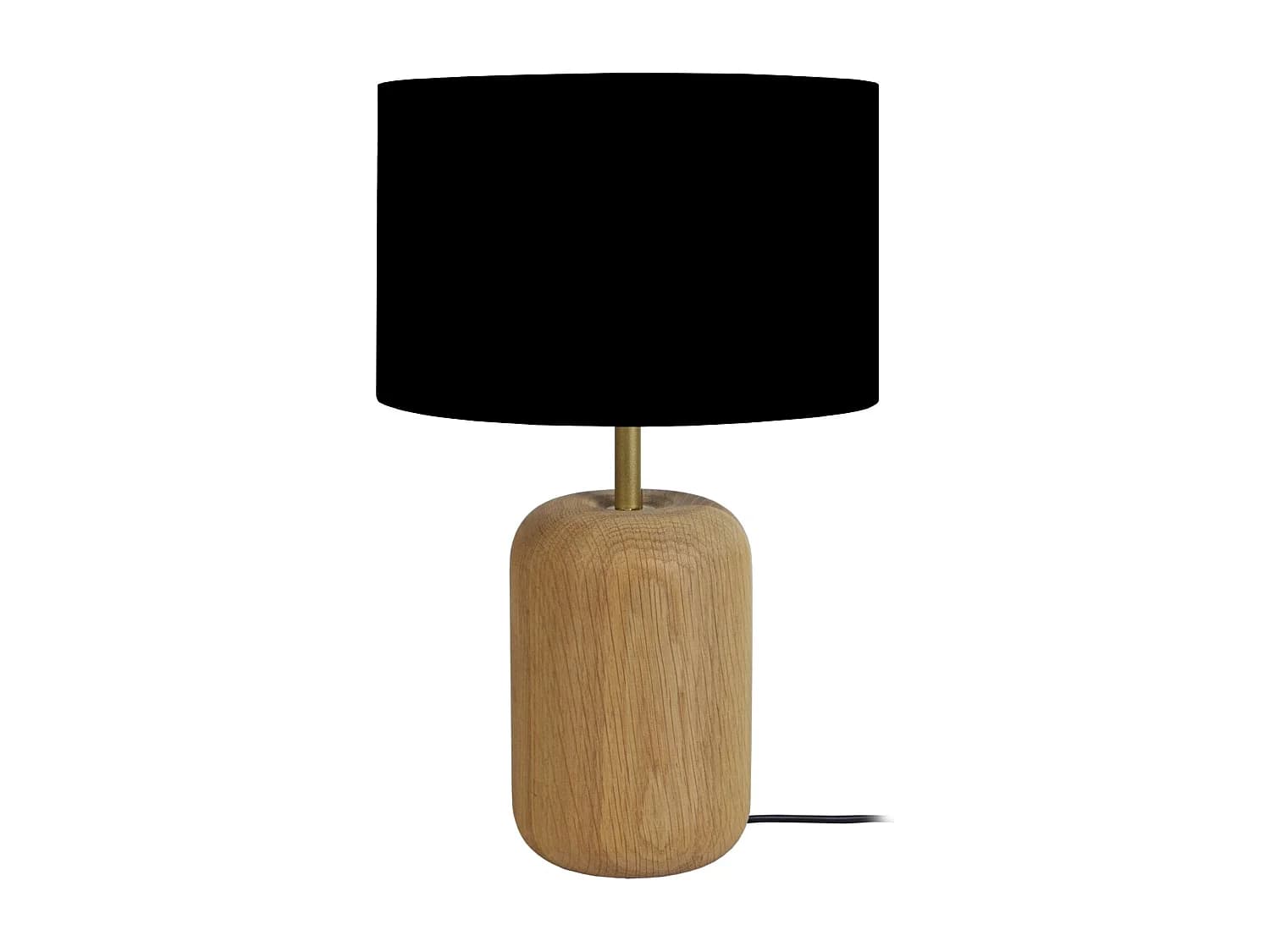 Lampe a Poser TOSEL ,bois,naturel,H36x D 22xP22cm