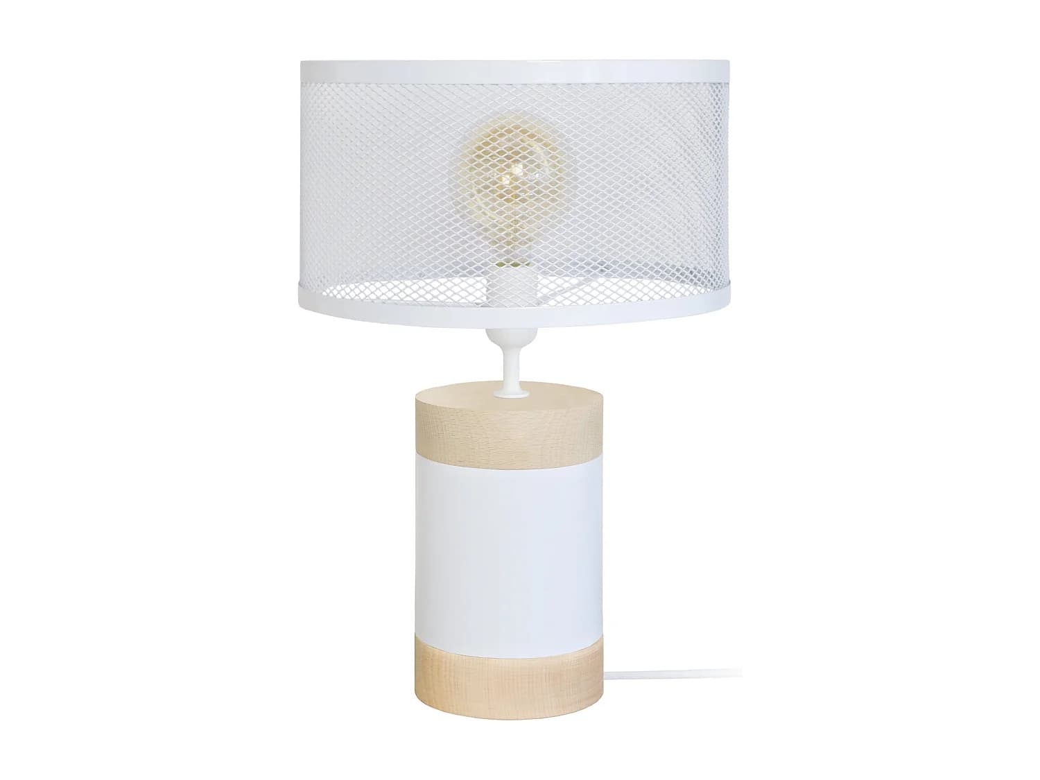 Lampe a Poser TOSEL ,métal,naturel,H46xD27xP27cm