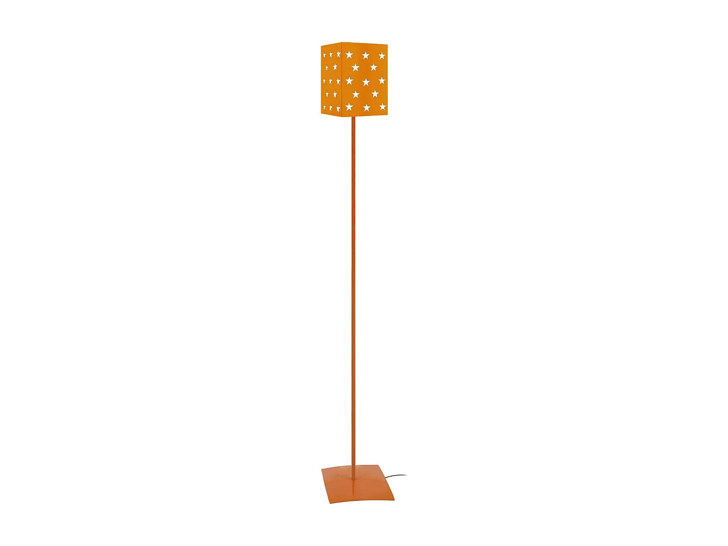Lampadaire d'Enfant TOSEL ,métal,Orange ,H162xD 18xP18cm