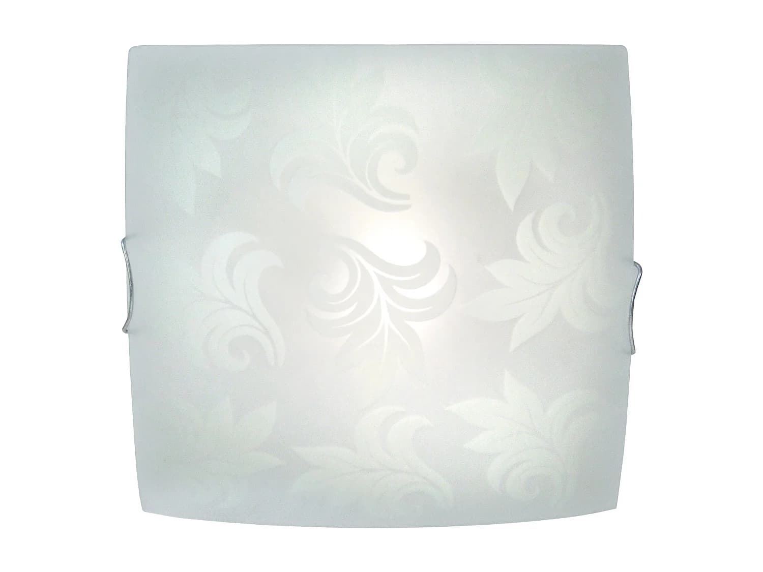 Plafonnier TOSEL ,verre,Gris , H 10xD30x P 30cm