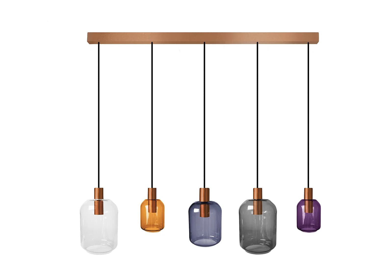Lustre TOSEL ,métal,Multicolore,H 100x D20xP60 cm