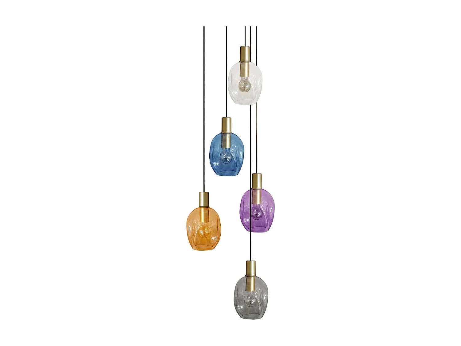 Lustre TOSEL ,métal,Dorado,P 100xD60xD Hcm