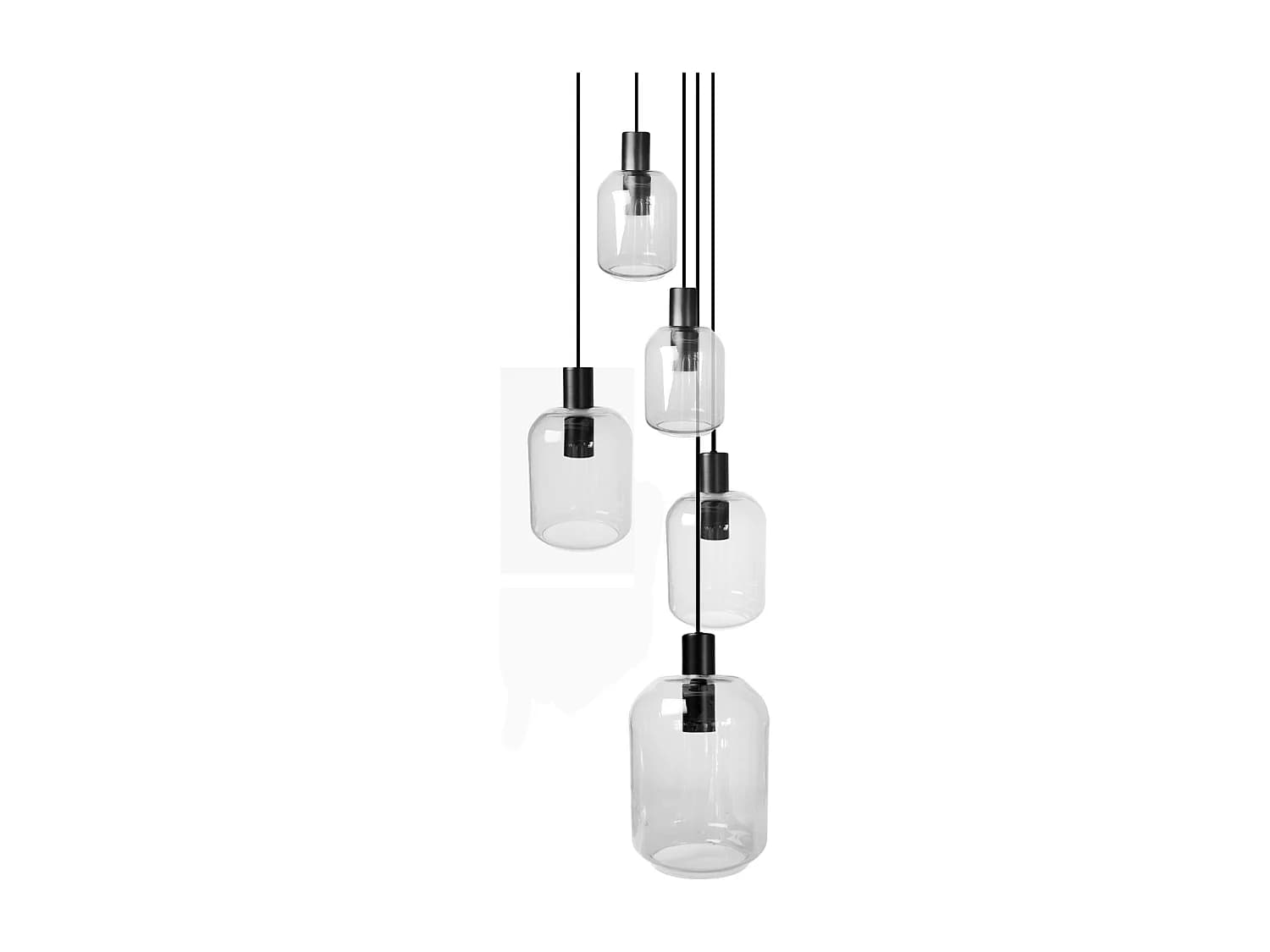 Lustre TOSEL ,métal,naturel, H 100xD40x P 40cm