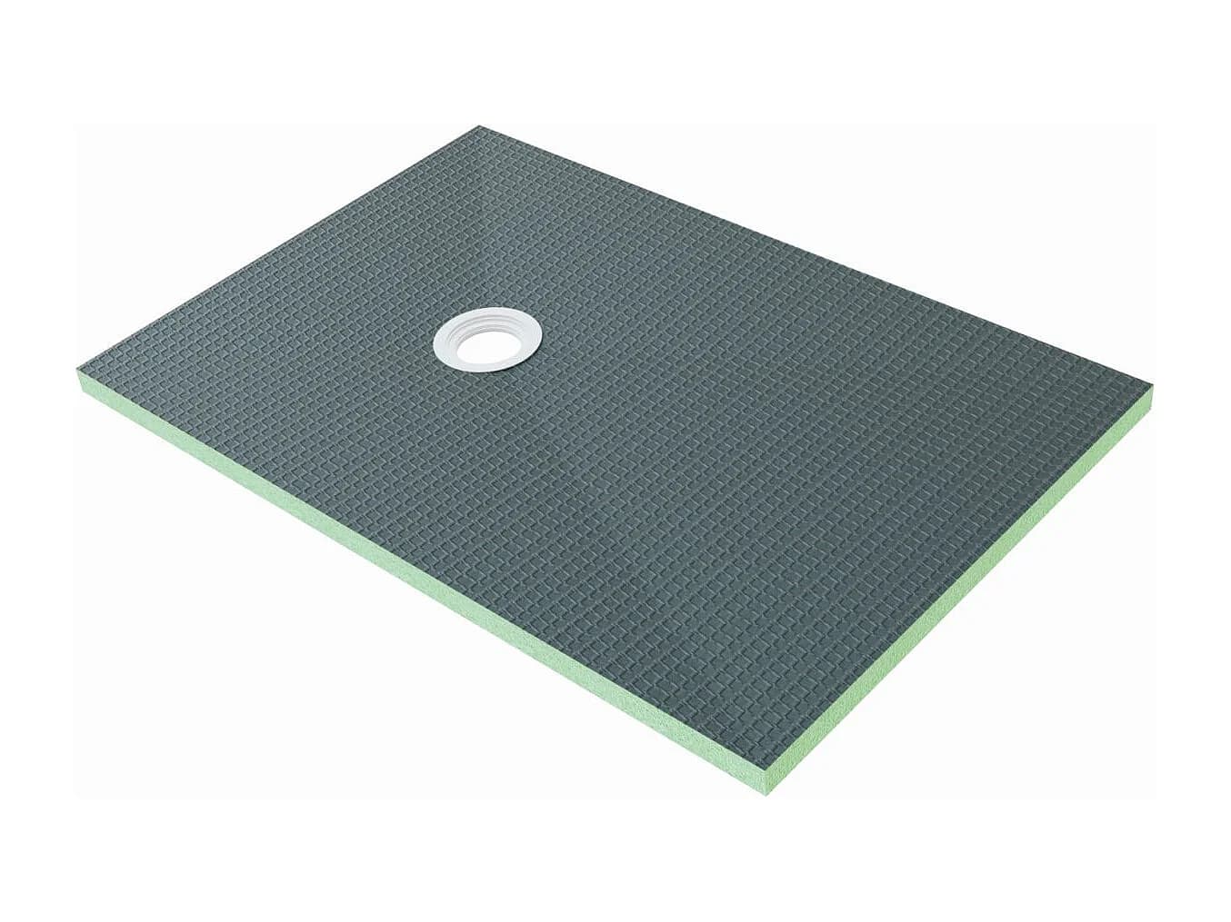 AICA sanitaire Receveur de douche à carreler ultra plat 90x120cm avec la bonde de receveur