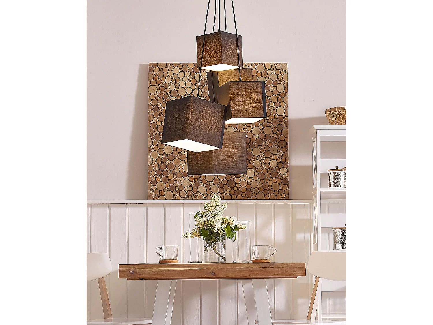 Lampe suspension MESTA Noir