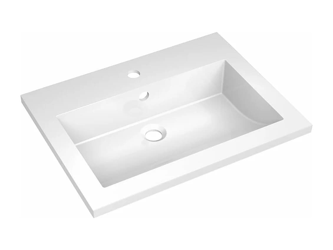 Lavabo en granit 600 blanche 60 x 45 x 12 cm 02_0002564