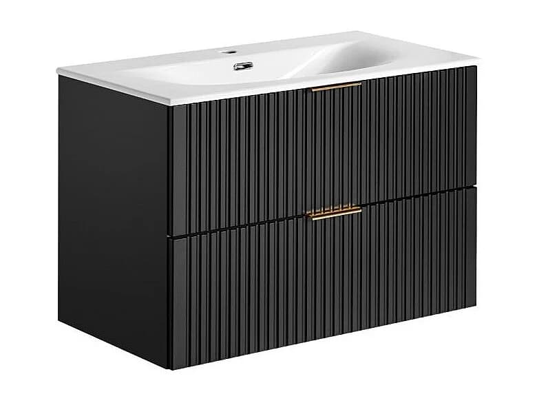 Meuble sous-vasque 80cm Adriel Noir