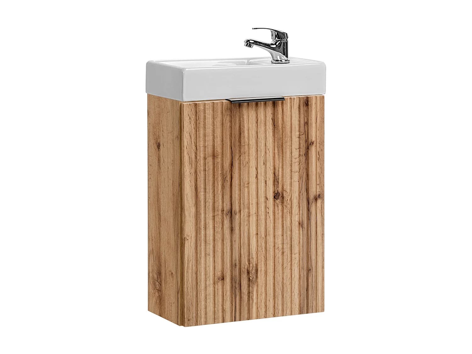 Meuble lave-mains 40cm 1 porte Adriel Bois