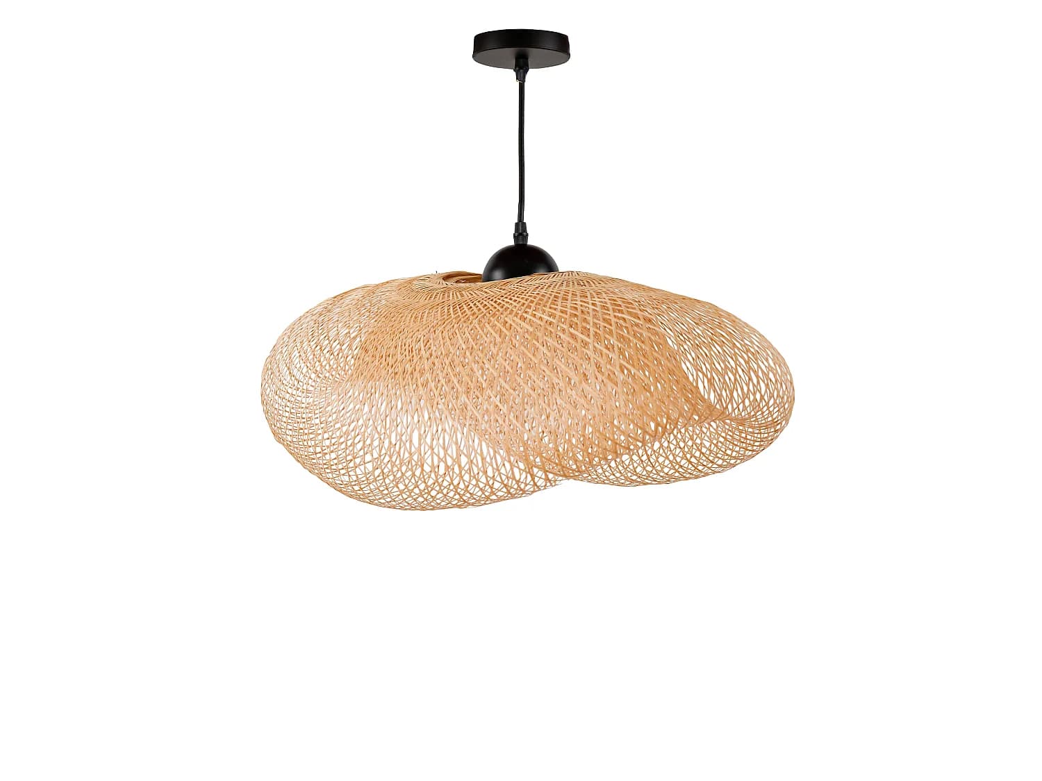 Suspension en bambou naturel D88 cm - Anya