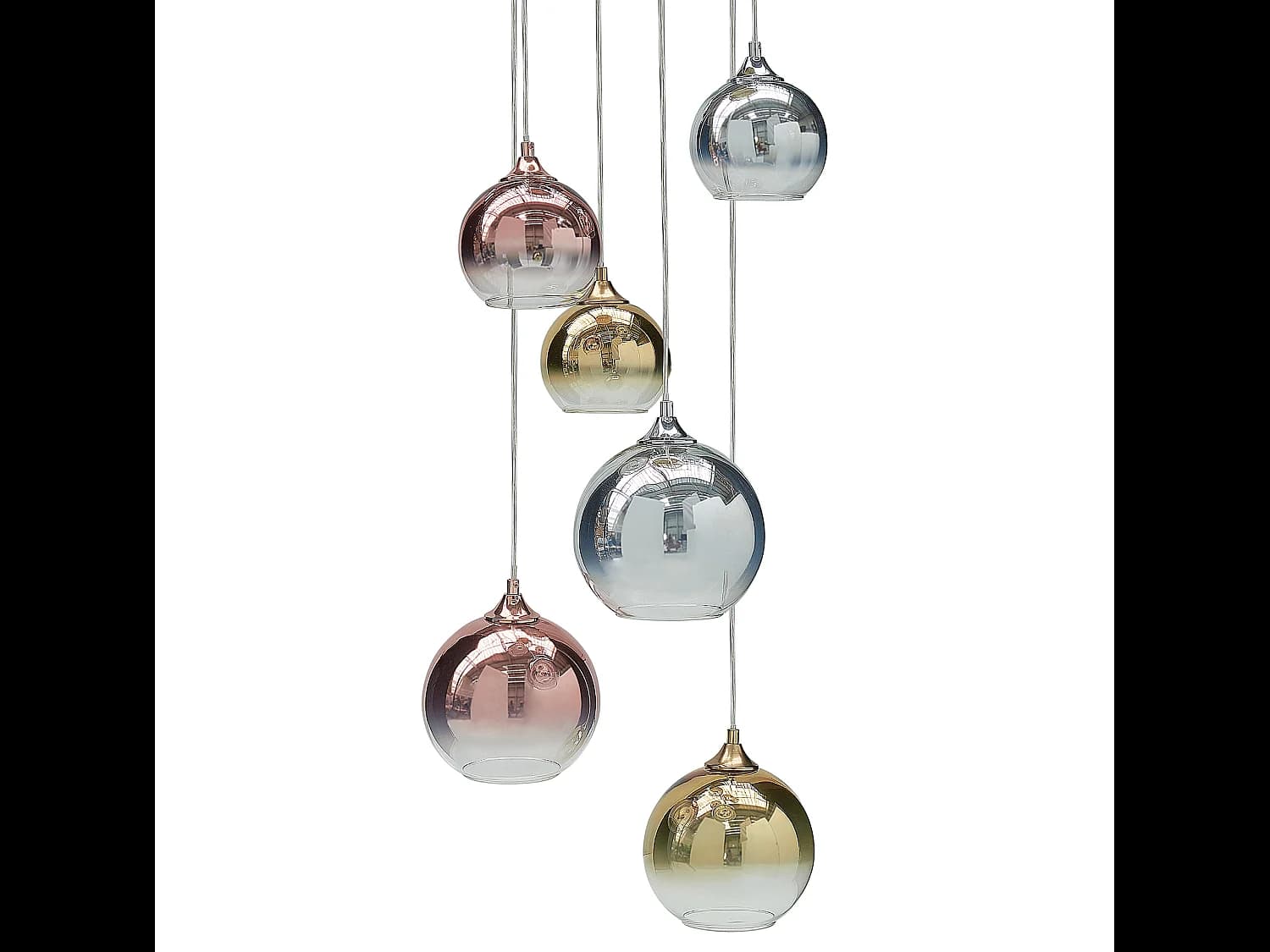 Lampe suspension TOOMA Verre Laiton