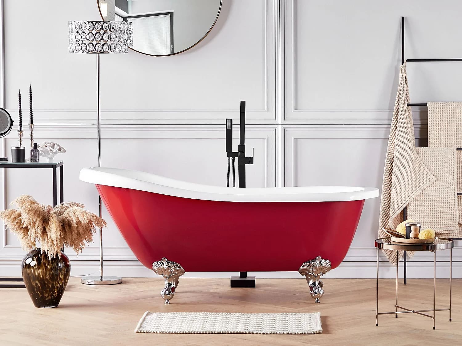Baignoire îlot CAYMAN 153 x 77 cm Rouge