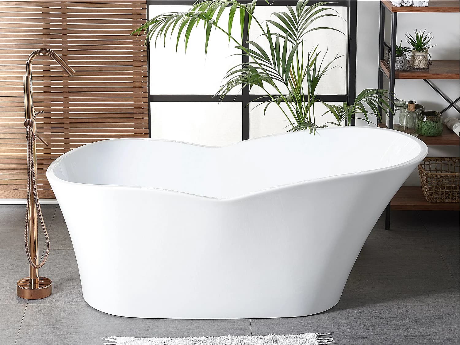 Baignoire îlot DULCINA 170 x 80 cm Blanc