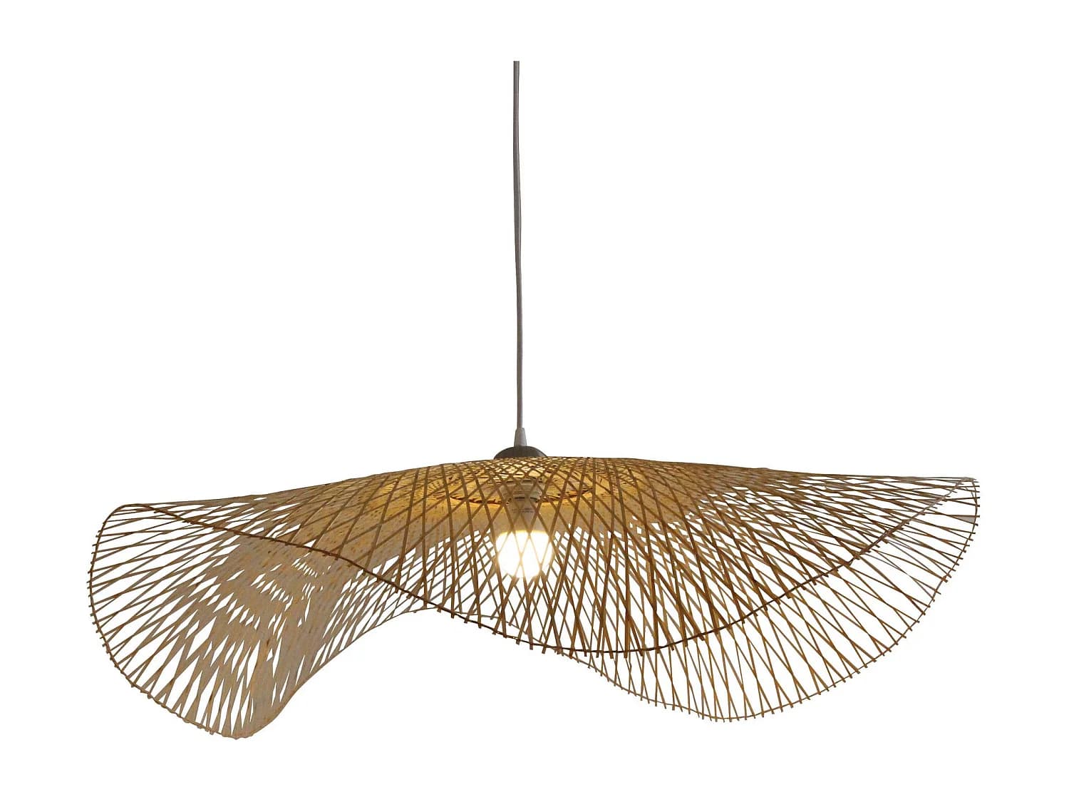 Now's Home - Suspension En Bambou Naturel Diam 100 Cm Caravelle