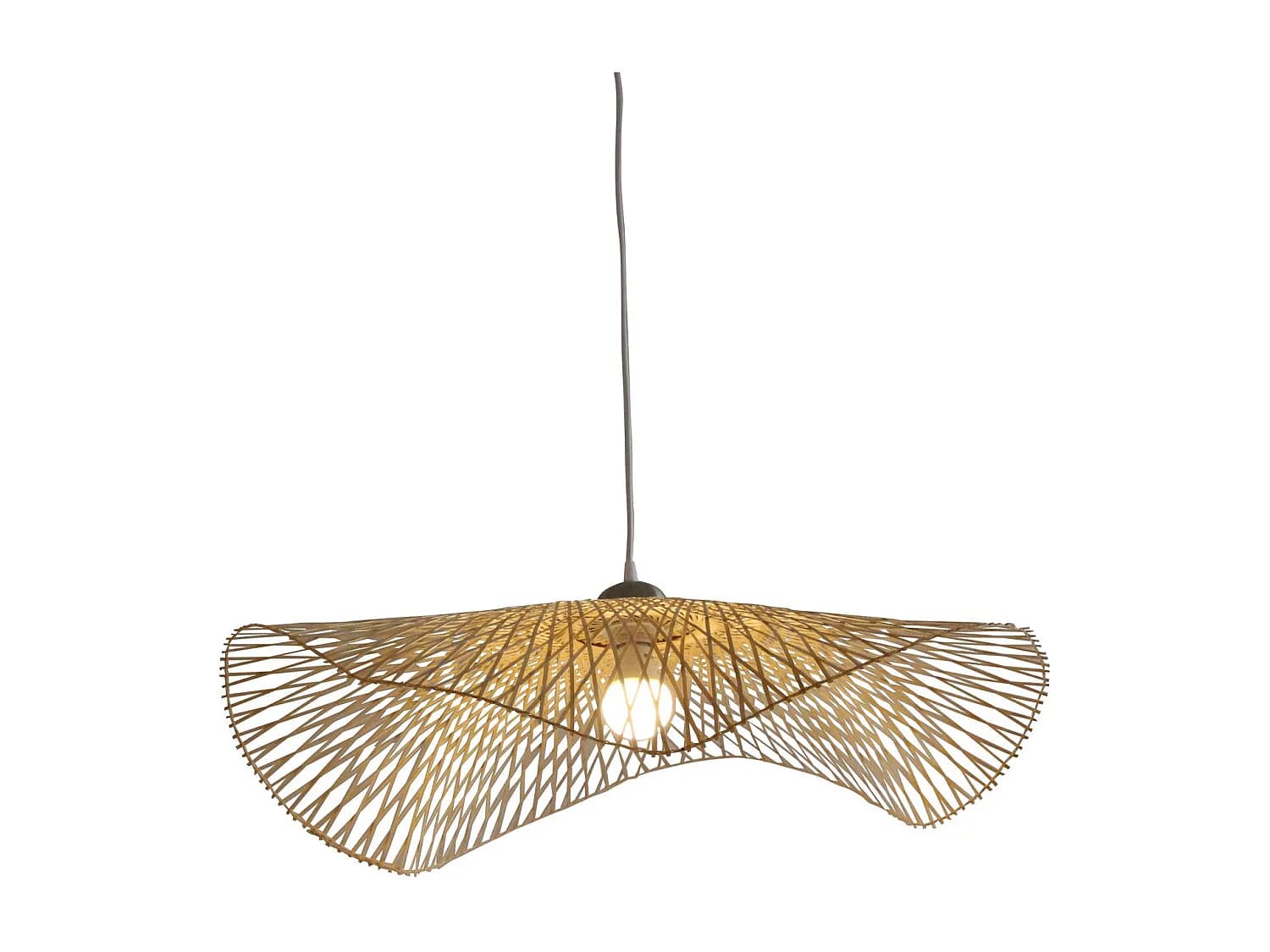 Now's Home - Suspension En Bambou Naturel ø75cm Caravelle