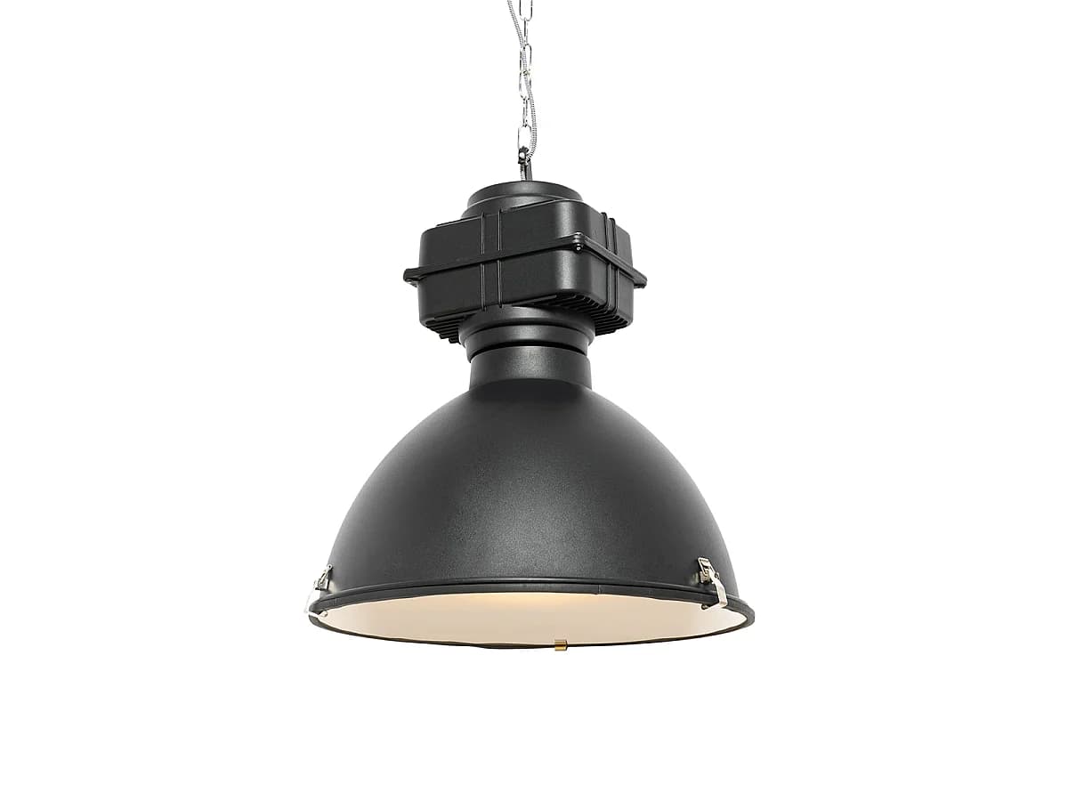 Suspension industrielle noire 53,5 cm - Sicko