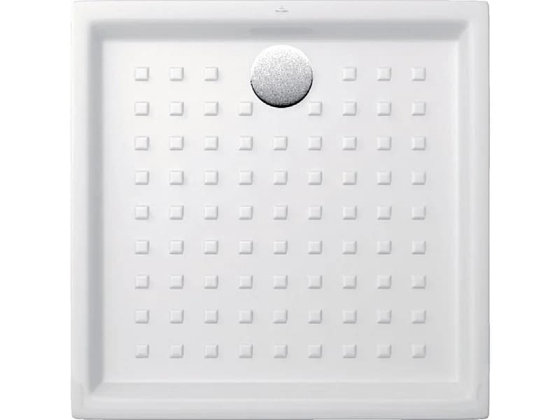 Receveur 90 x 90 Villeroy & Boch O.Novo céramique carré blanc