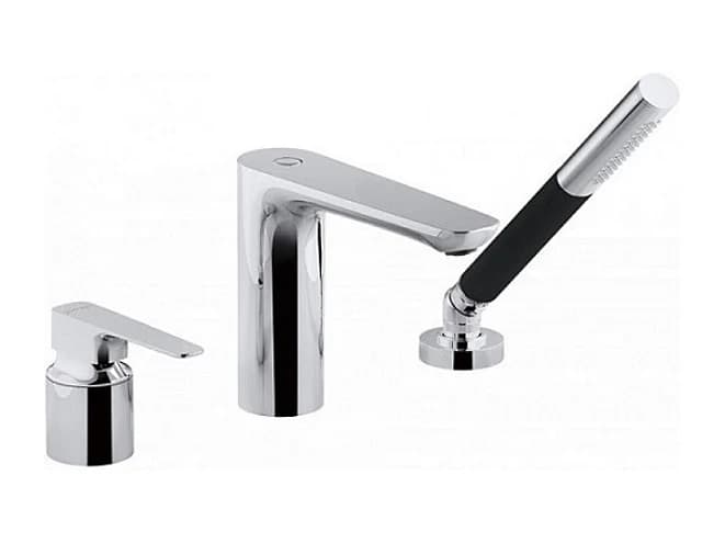 Mitigeur baignoire JACOB DELAFON Aleo+ 3 trous + pommeau de douche + flexible