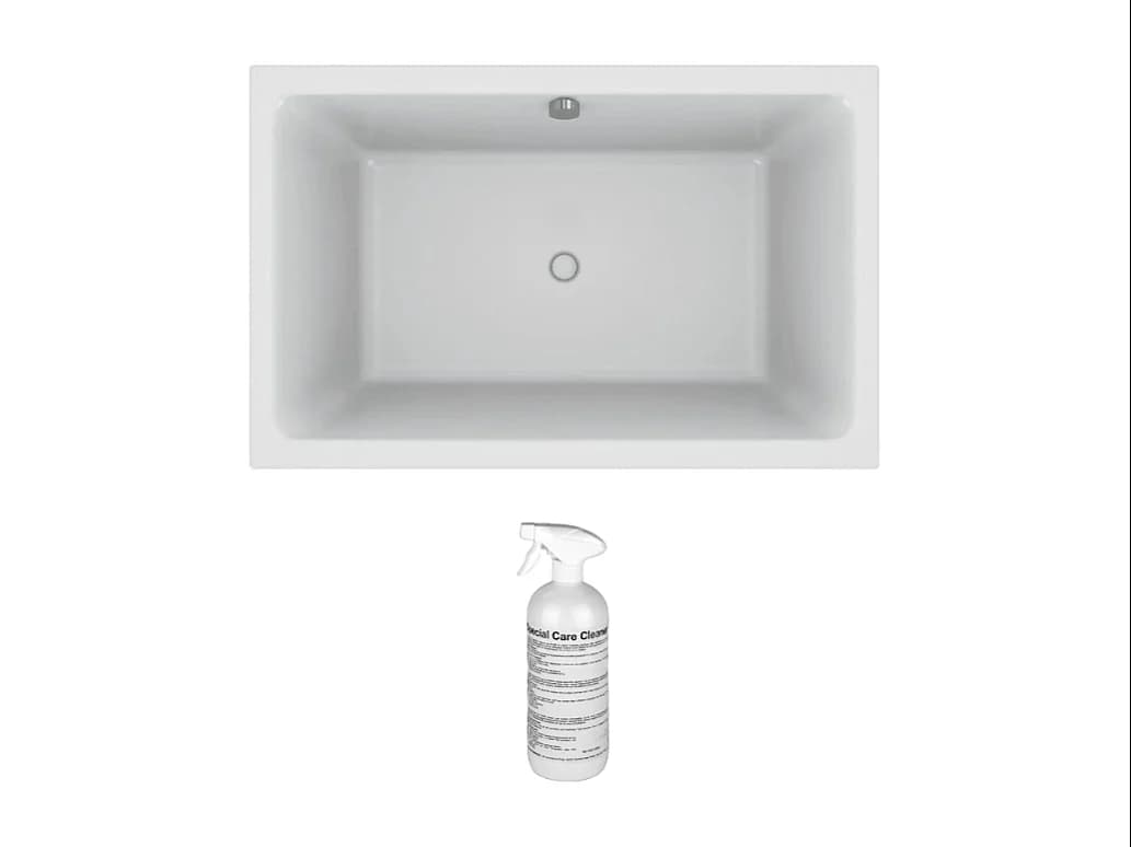 Baignoire bain douche JACOB DELAFON Capsule profonde, 120 x 80 cm + nettoyant
