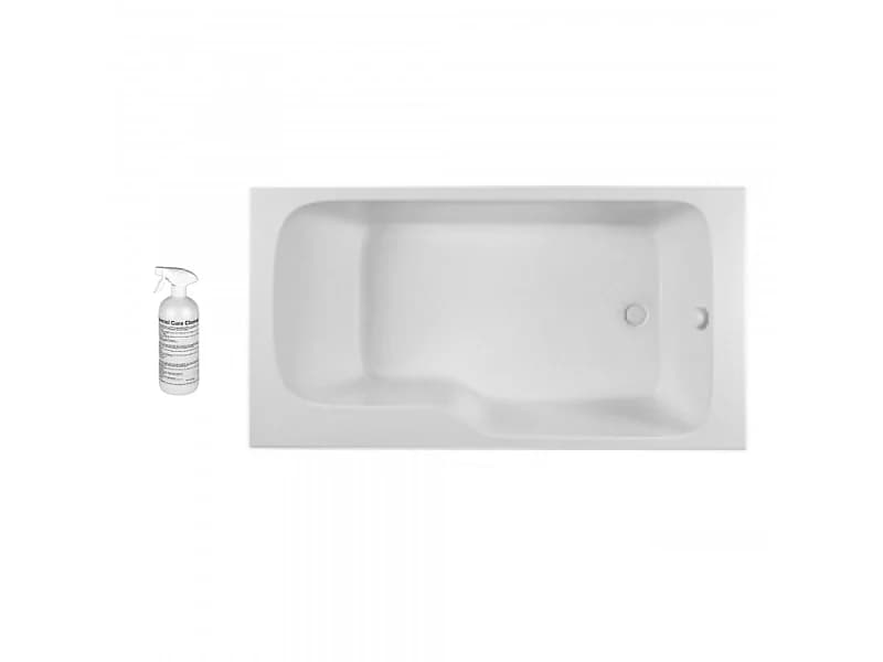 Baignoire bain douche JACOB DELAFON Malice + nettoyant 170 x 90, version droite
