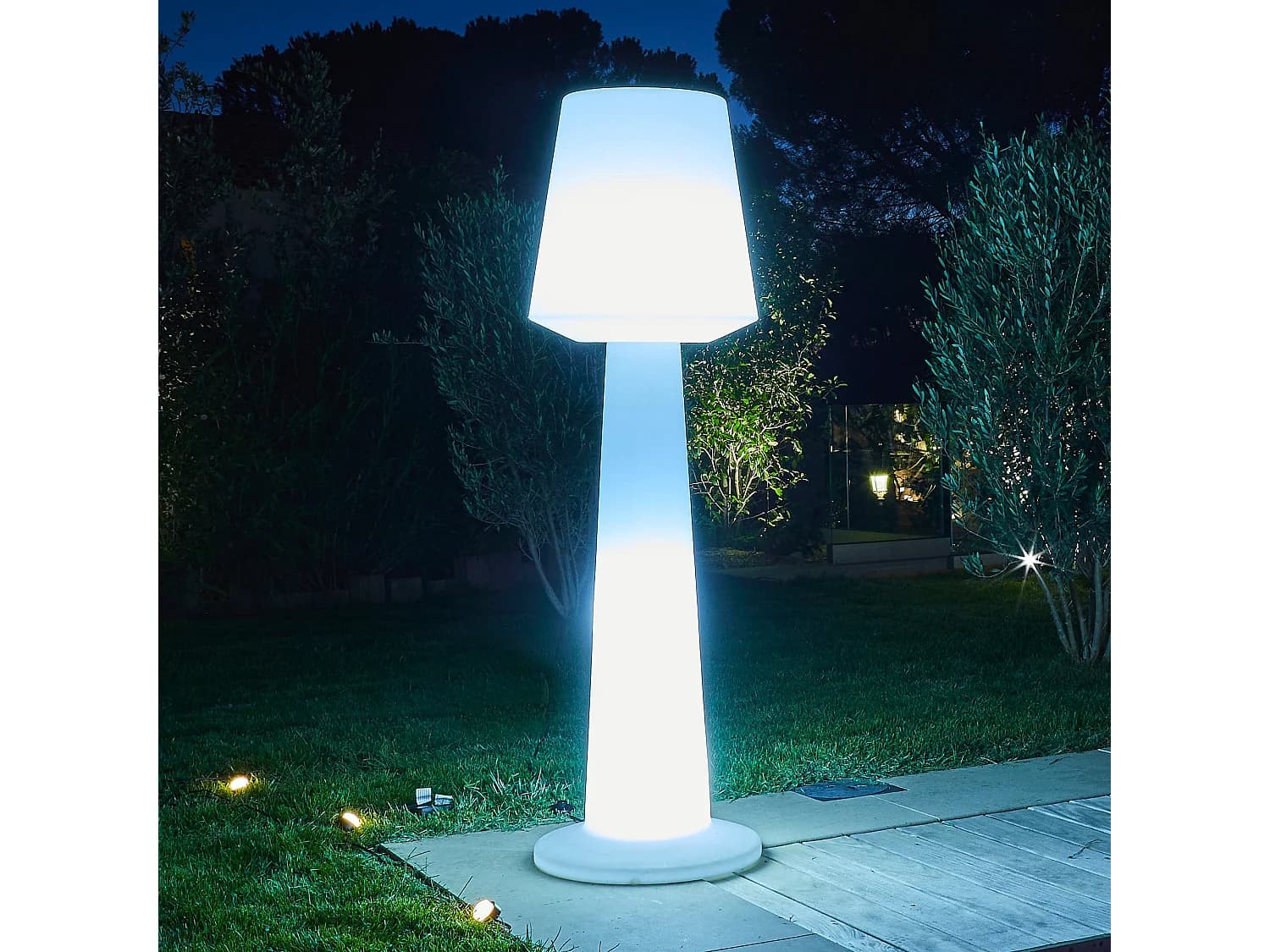 Lampadaire d'extérieur filaire AUSTRAL E27 H170cm