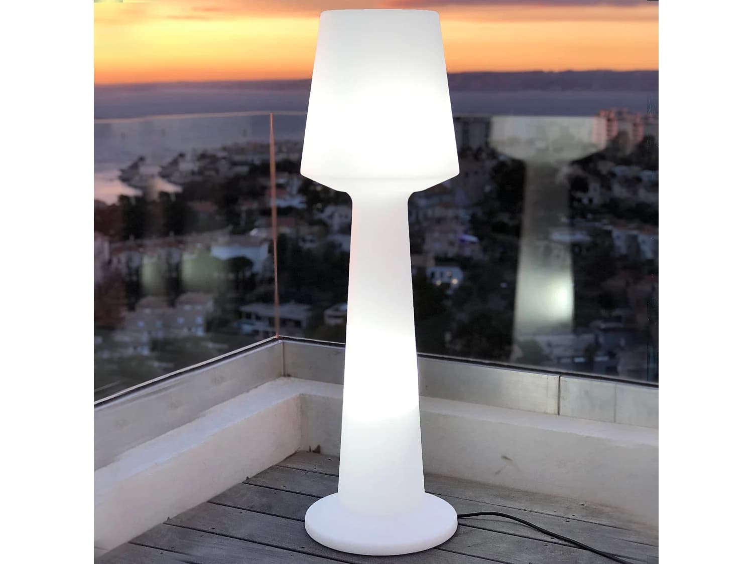 Lampadaire d'extérieur filaire AUSTRAL E27 H110cm