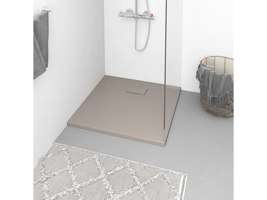 Receveur de douche SMC Marron 90x90 cm WVGQ9518
