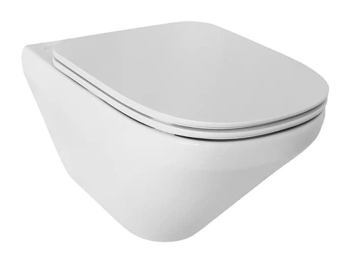 Cuvette WC suspendu sans bride JACOB DELAFON Modern Life avec abattant frein de chute et déclipsable