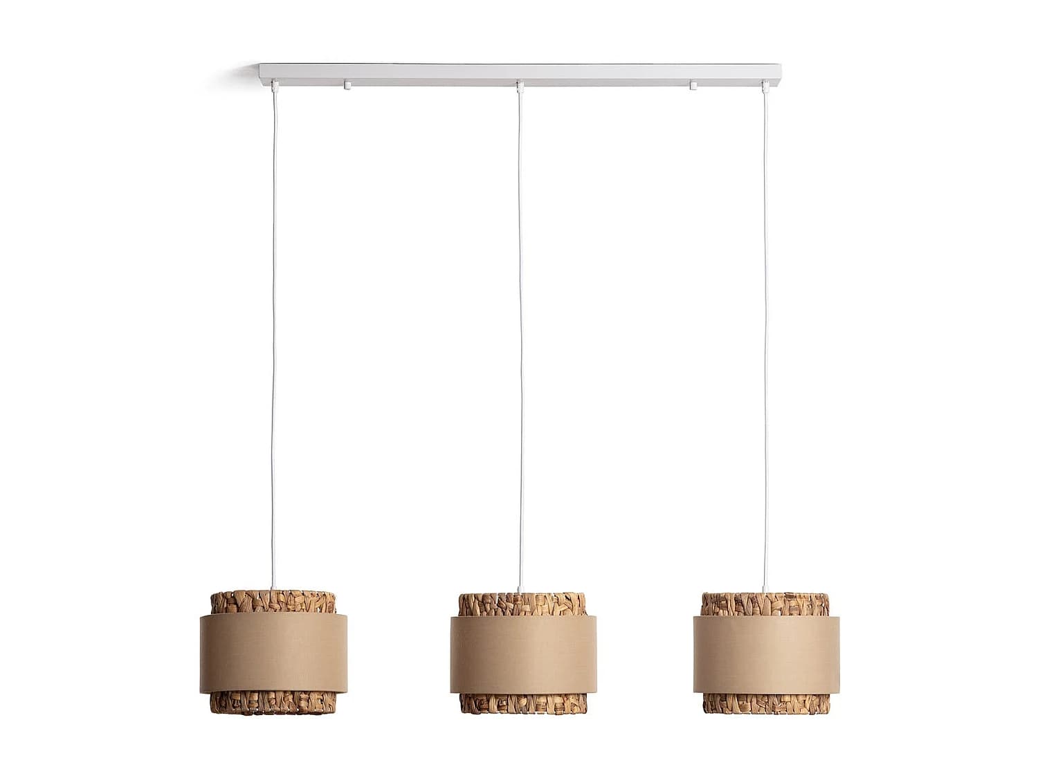 Suspension Fibres Naturelles Tri Orleans Beige