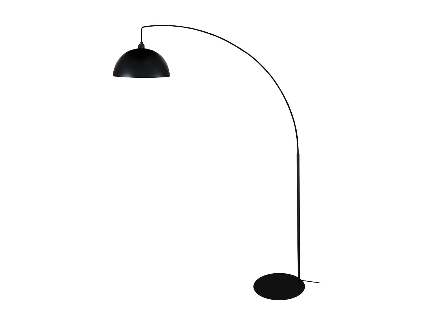 Lampadaire TOSEL ,métal,Blanc ,H190x D150xP40cm