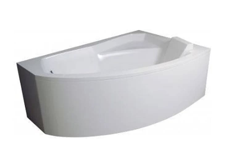 Baignoire d'angle droite RIMA 130-140-150-160-170 cm avec tablier - Dimensions: 160cm