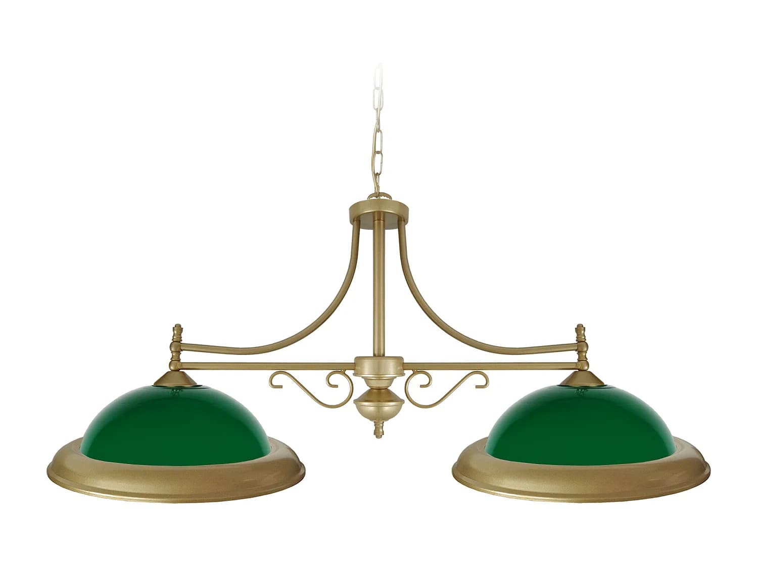 Lustre TOSEL ,métal,Doré ,H80x D 40xP100cm