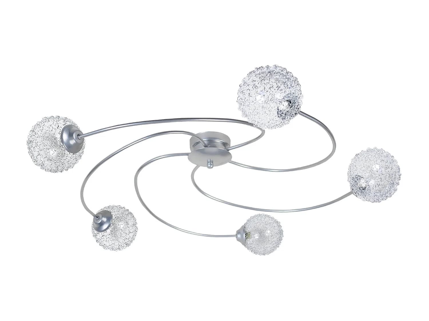 ACTUELLE - Plafonnier multi bras métal aluminium