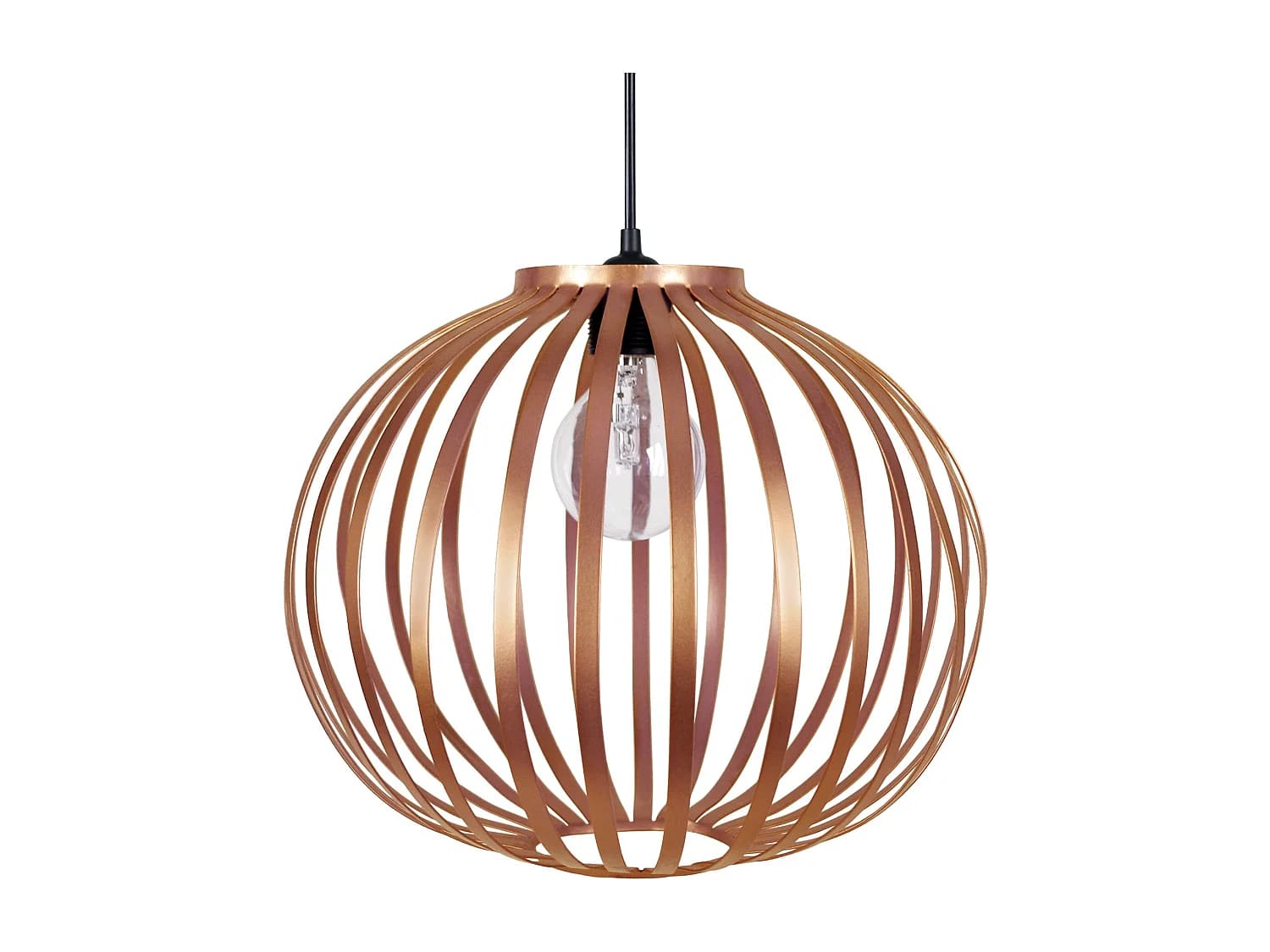 Suspension TOSEL ,métal,Cuivre ,H 90xD36x P 36cm
