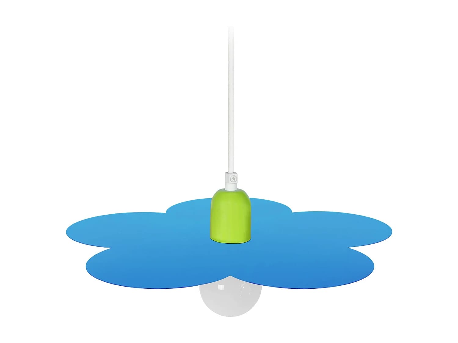 Suspension d'Enfant TOSEL ,métal,Bleu,H 68xD 30x P 30cm