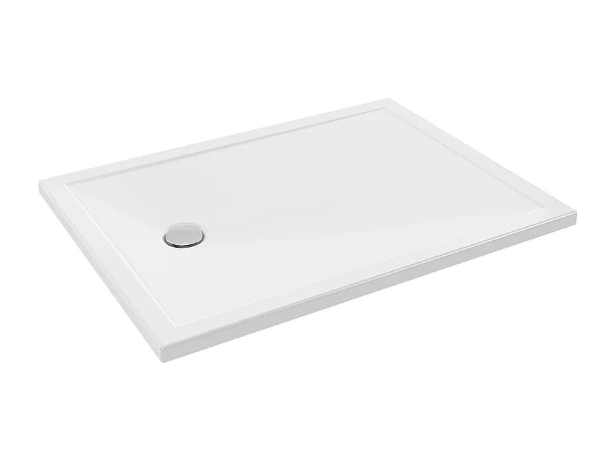Receveur de douche 120 x 90 JACOB DELAFON Gaspard extra-plat céramique bonde à gauche