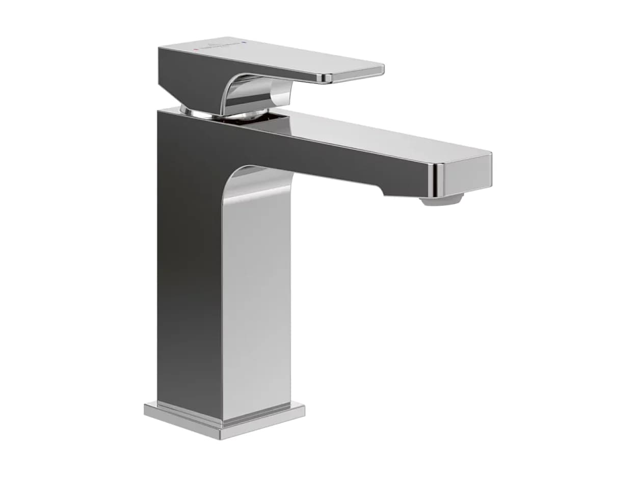 Mitigeur lavabo VILLEROY ET BOCH Architectura Square sans tirette Chrome