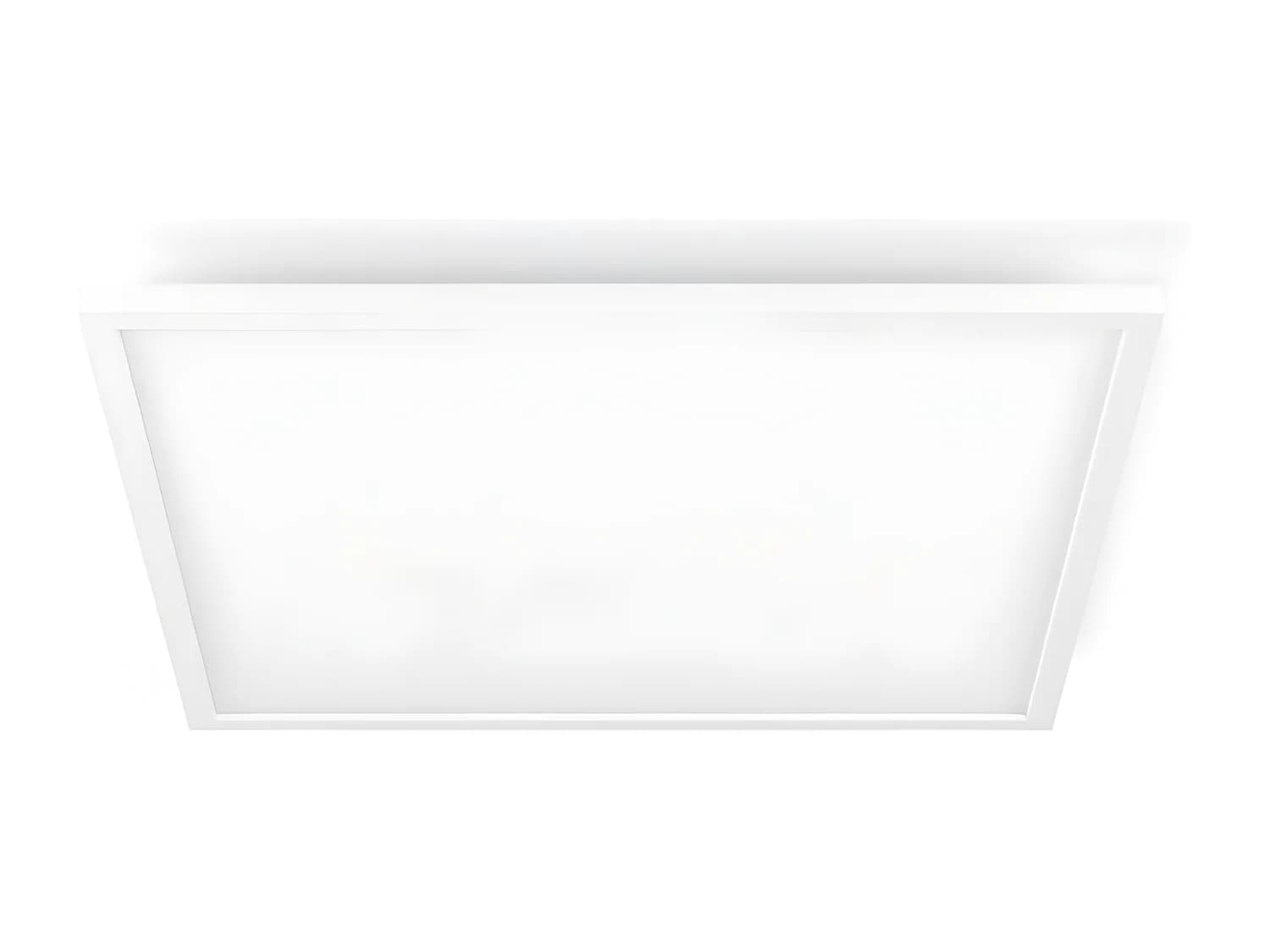 Plafonnier LED CCT Carré White Ambiance Aurelle 24.5W Hue Blanc