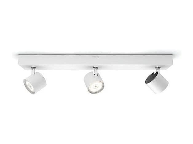 Plafonnier LED Dimmable WarmGlow avec 3 Spots 3x4.5W Star Blanc 2200 - 2700K