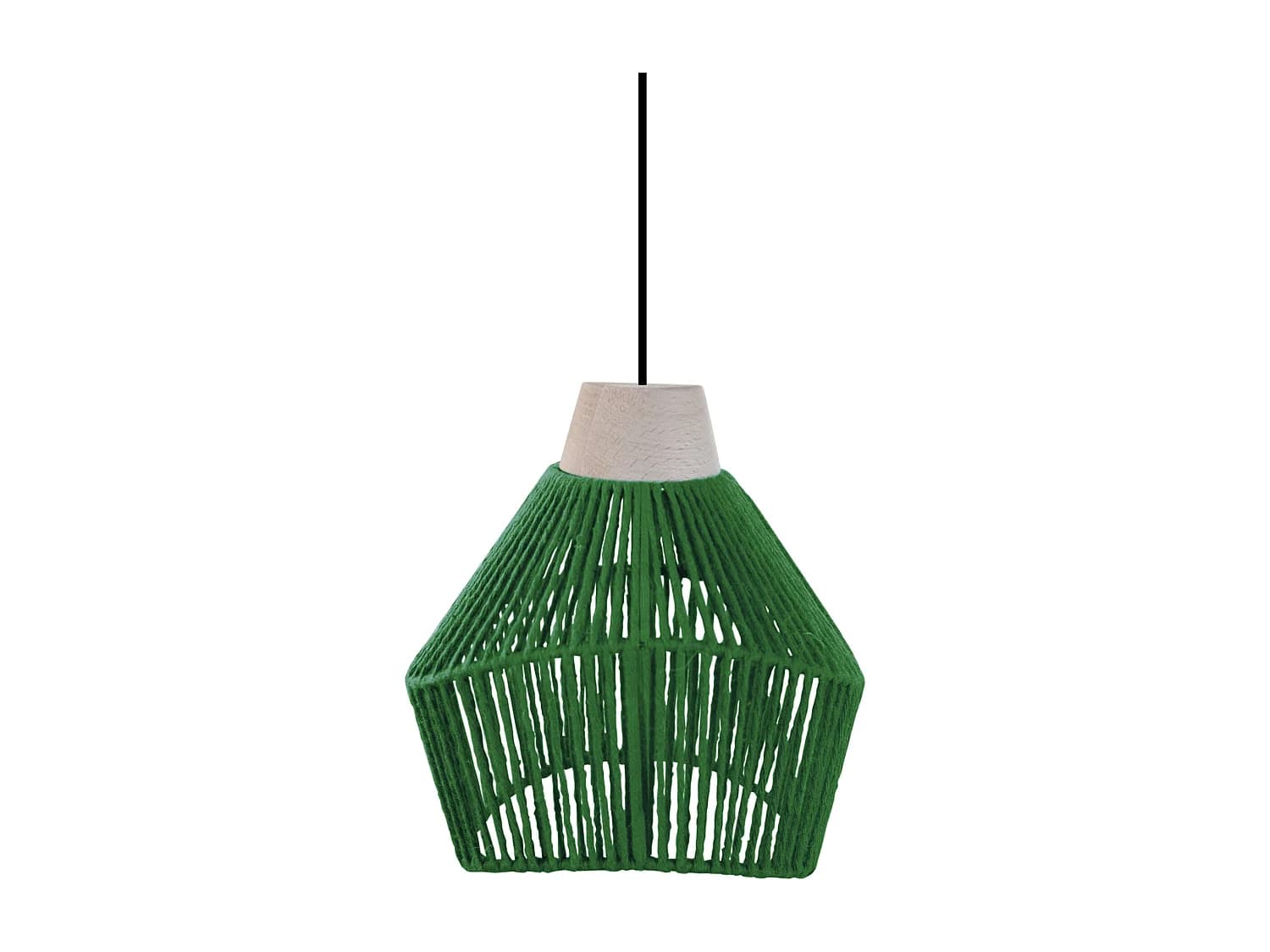 Suspension TOSEL ,métal,fibre ,naturel,H80xD13x P17cm